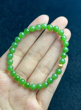 和田玉DIY单圈手串-约6mm-Y欣 - 多样性发货-A2476