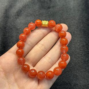 多样性发货 南红 约9mm 南红手链 H祥B570 玛瑙