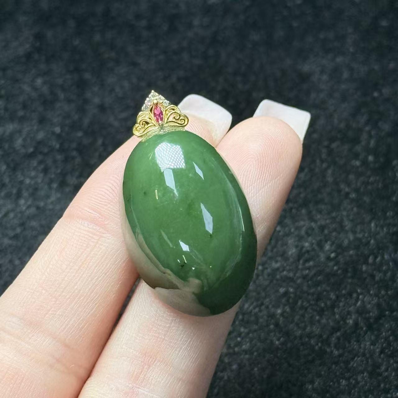 s925银和田玉吊坠-多样性发货-约18*34*10mm，Y欣，B9552