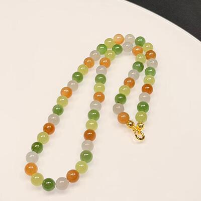 和田玉项链-约8mm-多样性发货- Y华-V3746