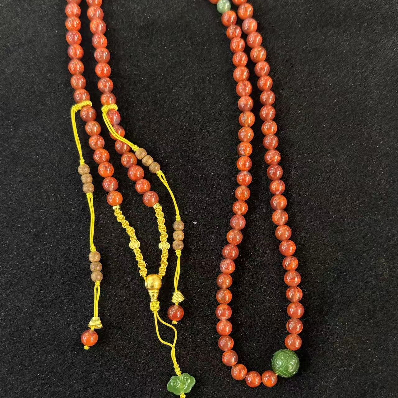 南红（玛瑙）南红108佛珠项链-约6mm-多样性发货-H祥