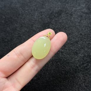 约32 多样性发货 DY一 A3561 8mm 18K金和田玉吊坠