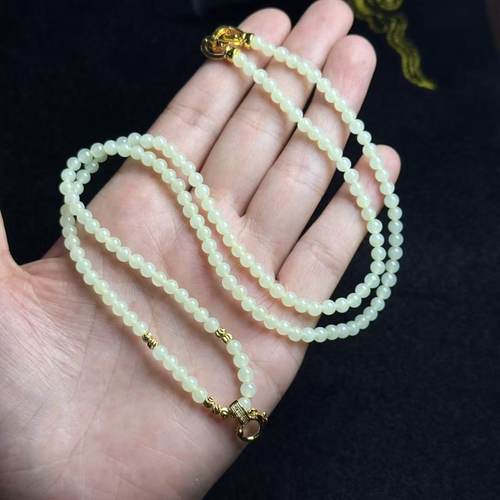 和田玉万能链-约4mm-多样性发货-FZ红-A5754