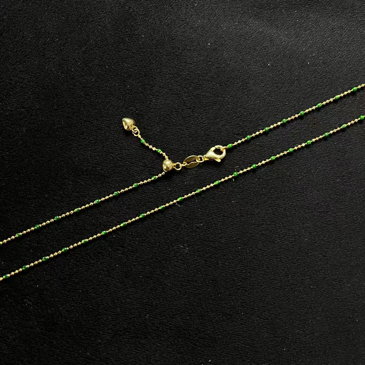 925银豆豆链50cm-约2g-多样性发货-W山
