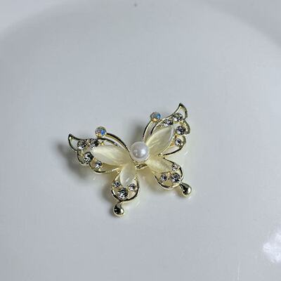 淡水珍珠蝴蝶胸针--多样性发货- ZG珍- A7414