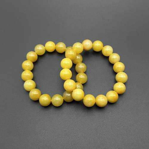 石英质玉黄龙玉手串-约13mm-多样性发货-J广