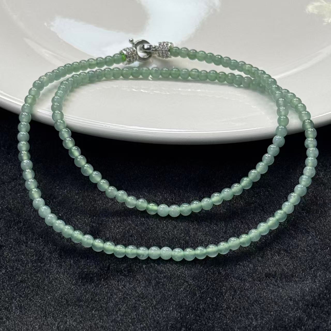 翡翠项链-约3mm-多样性发货-B冰，B239