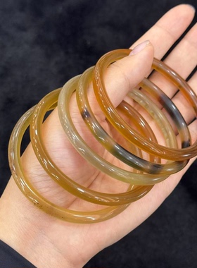 牛角手镯-约5*6mm-圈口52-64-多样性发货-BG七-Y762