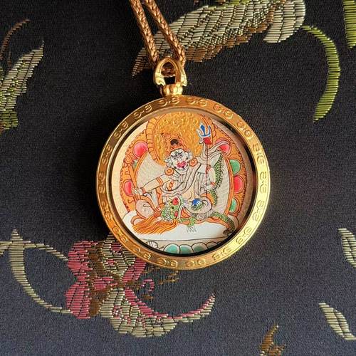 白财神唐卡吊坠-多样性发货-随机发货- Z久-TK001