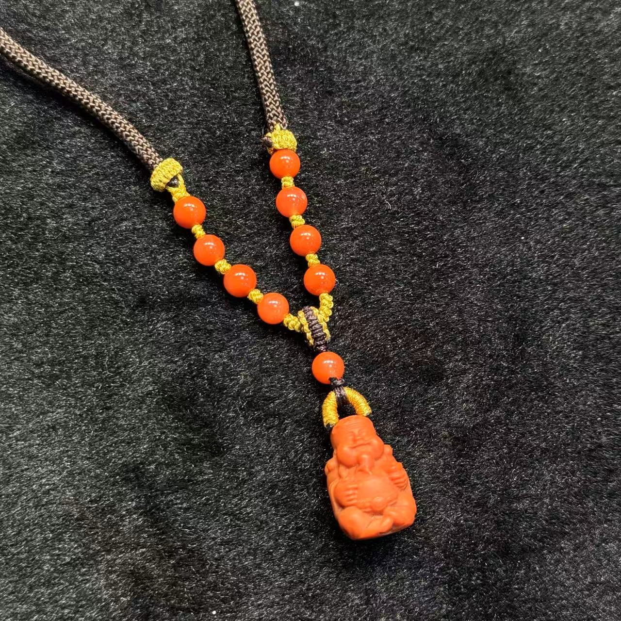 南红（玛瑙）南红项链-约21*13*12mm-多样性发货-H祥B590