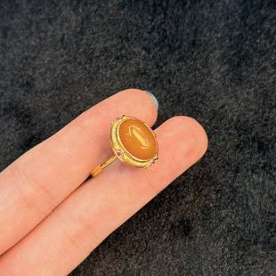 约16 YC千 多样性发货 A2601 7mm S925蜜蜡戒指