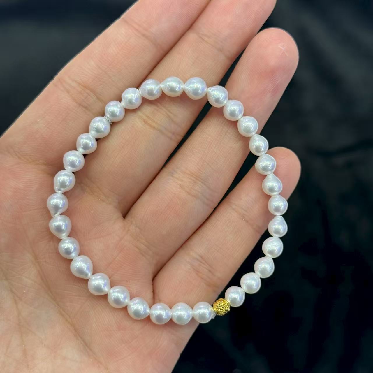 淡水珍珠手串-约4mm-多样性发货-C七-Y4383