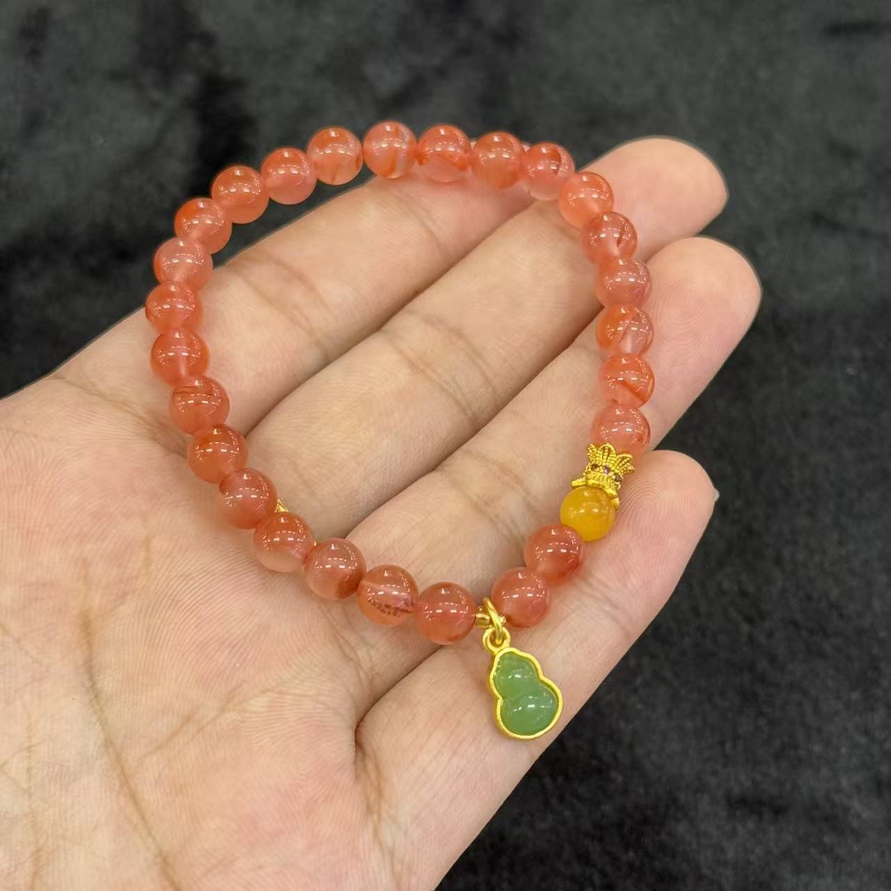 南红（玛瑙）DIY手串-约6mm-多样性发货-G帝-B618