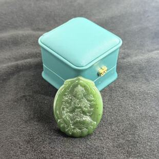 J老 和田玉圆度母吊坠 多样性发货 11mm V408 约40