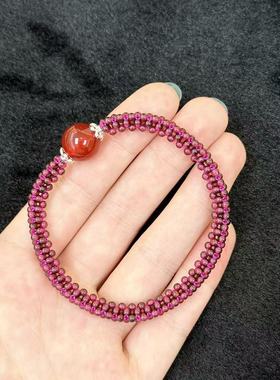 石榴石DIY单圈手串-约7mm-多样性发货-S优-A172