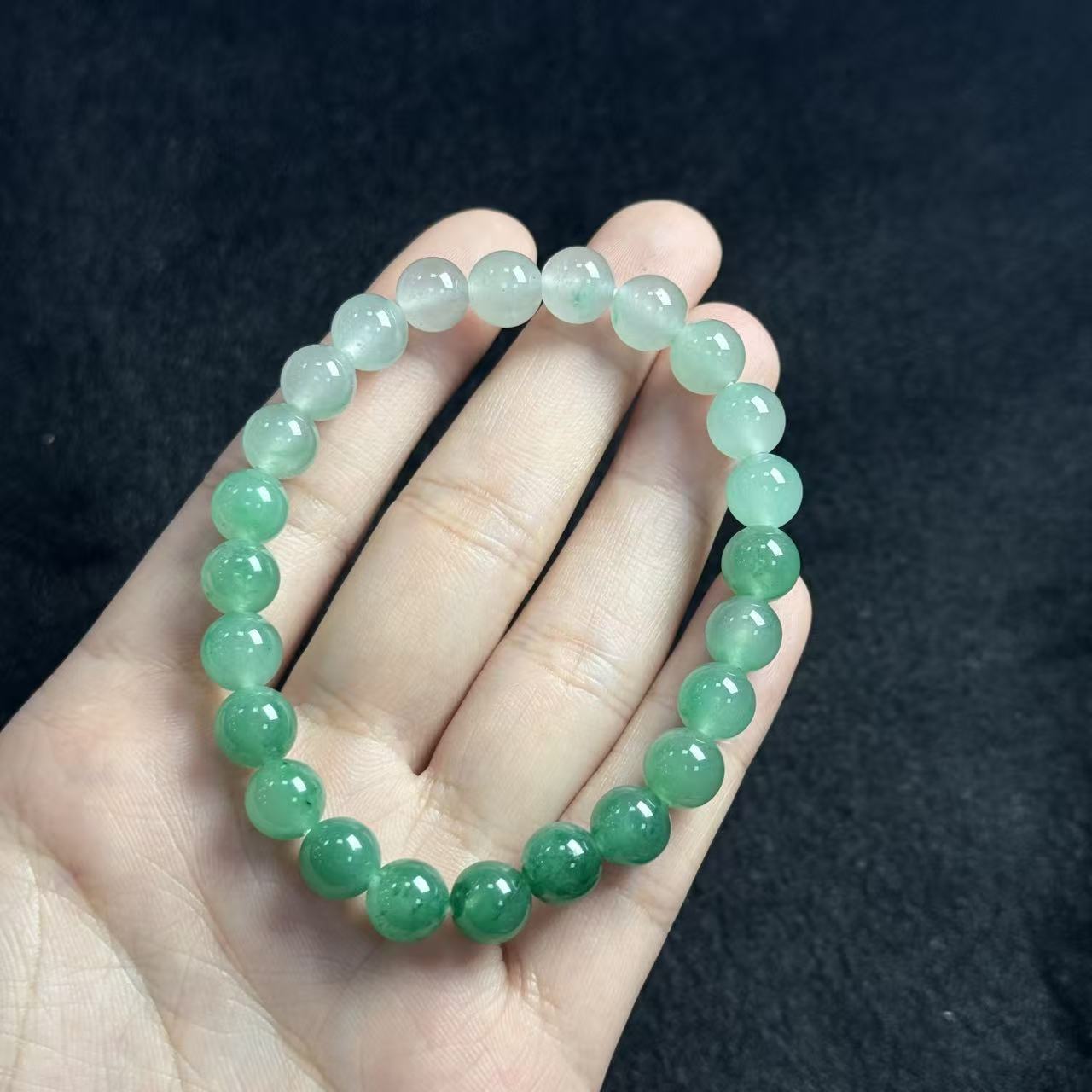 石英质玉独龙玉手串-约8mm-多样性发货-S龙-A4355