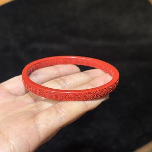 含辰砂工艺品朱砂手镯-约6mm-多样性发货-Y好-A183