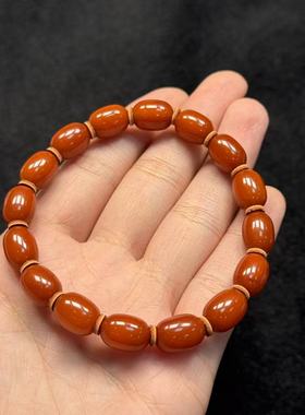 蜜蜡枣珠手串-约8mm-多样性发货-HL名 B429