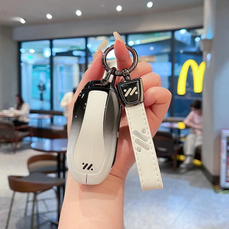 适用于2025新款智己LS6钥匙套23-24-25款Ls7车L6高档L7金属包扣