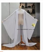 衫 大袖 汉服古装 外披大袖 雪纺披肩 广袖 拖地cos服拖尾古装 舞蹈服