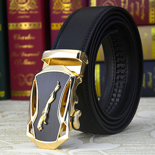 带正装 红品男士 腰带自动扣商务宽裤 休闲牛皮中年时尚 真皮皮带韩版