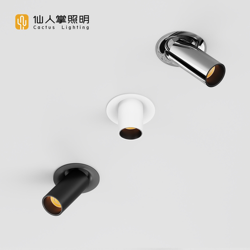 仙人掌照明可拉伸调角嵌入式射灯
