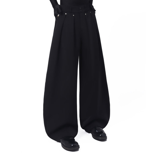 BlackClothes宽松弯刀男休闲裤