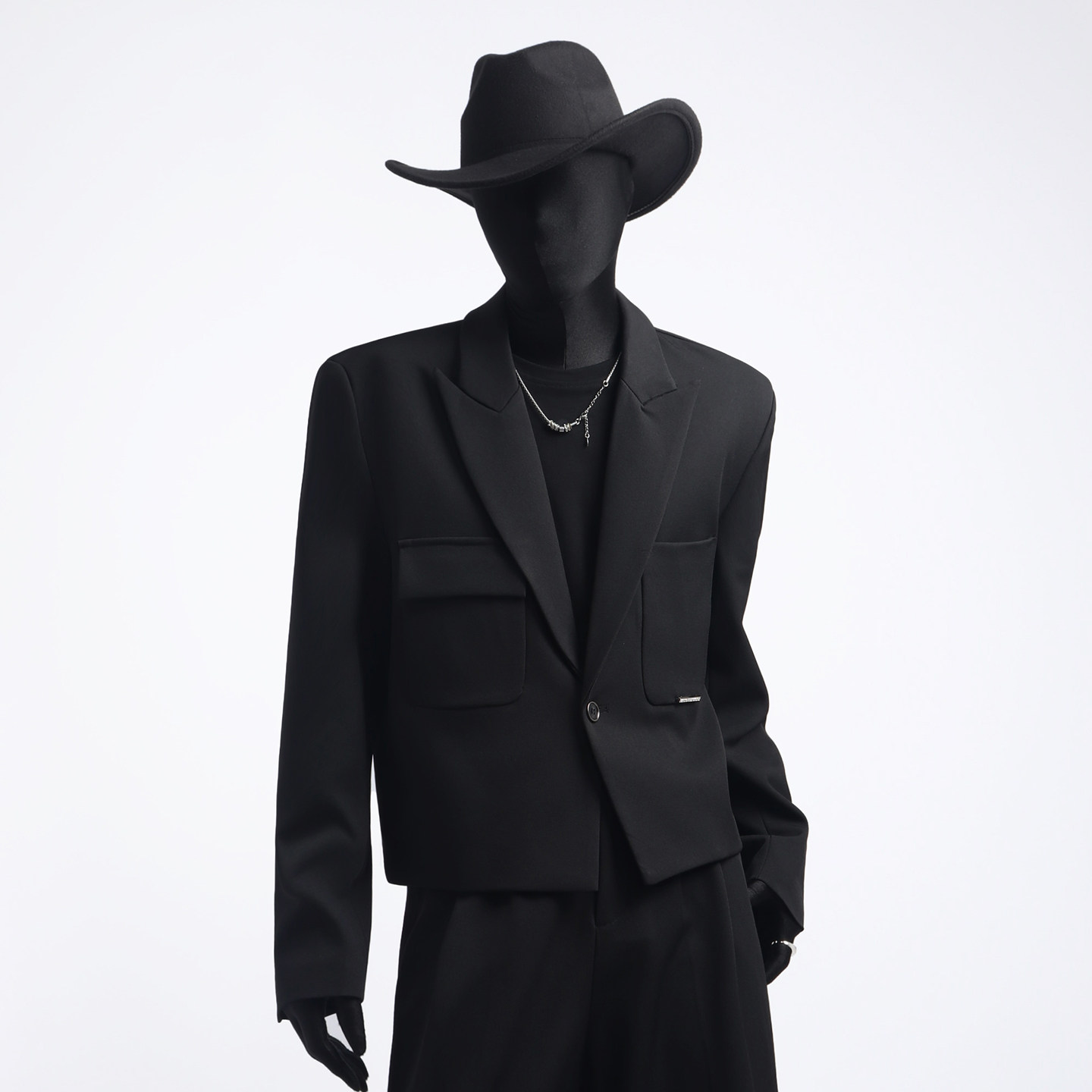 Black clothes高级感百搭休闲西服男宽松百搭休闲外套高级个性潮