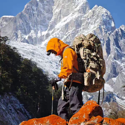 莱恩拉尔7500 原品面料战术双肩背包军迷123L超大容量Nice背架包