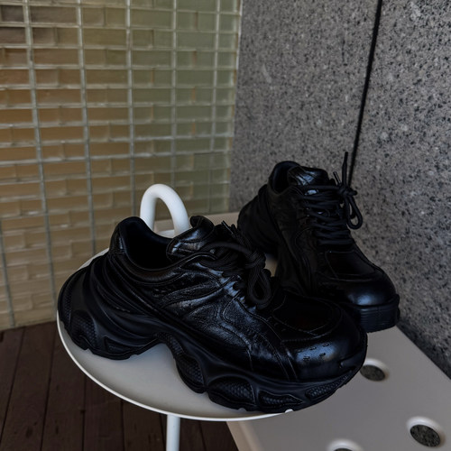 真是服了黑武士复古老爹鞋运动鞋