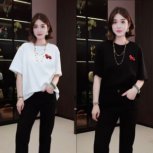 【辰大嗓严选】小禾家 刺绣小马T