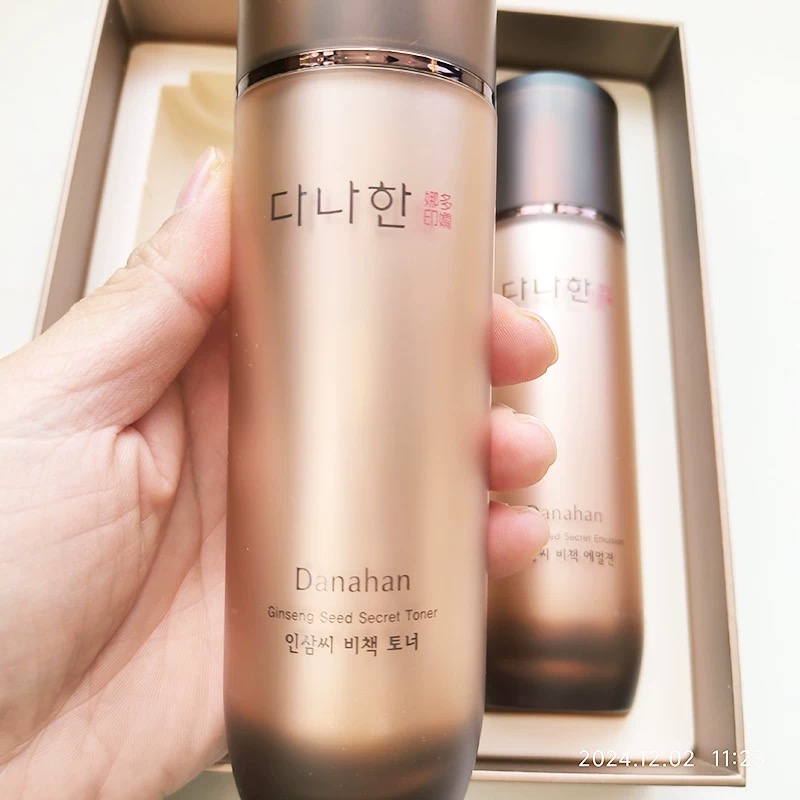 【韩国正品无盒】所望Danahan多娜娴人参籽秘策致臻弹润水135ml