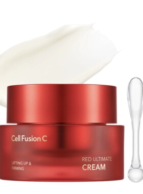 【韩国正品】Cellfusion C秀肤生激光再生滋养面霜50ml红面霜补水