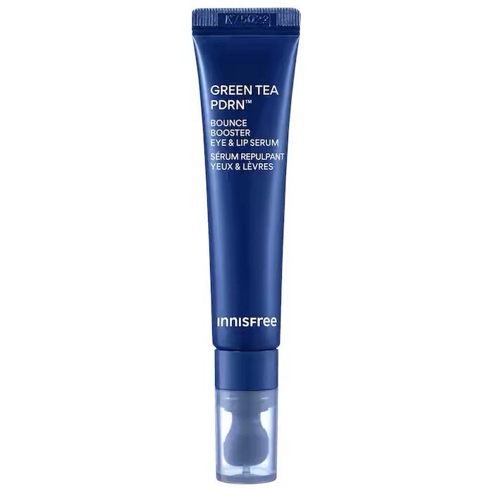【韩国正品】innisfree悦诗风吟绿茶PDRN眼部唇部精华 平滑纹15ml