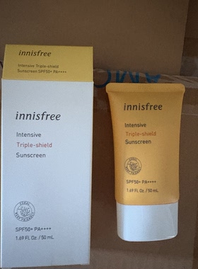 【韩国正品】Innisfree悦诗风吟自然关爱优颜多效型防晒乳霜高倍