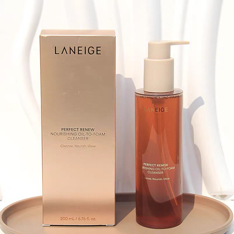 【韩国正品】Laneige兰芝致美焕彩润养起泡洁颜油卸妆清洁卸妆油