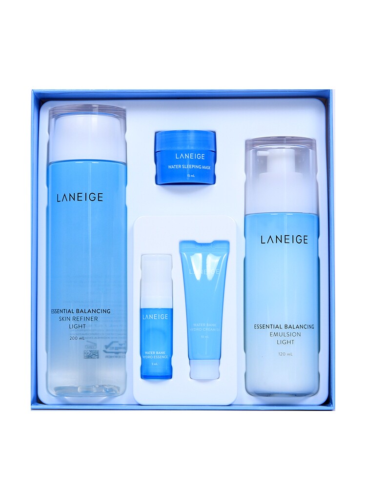 【韩国正品】Laneige兰芝水衡透润清爽水乳套盒补水调节水油平衡