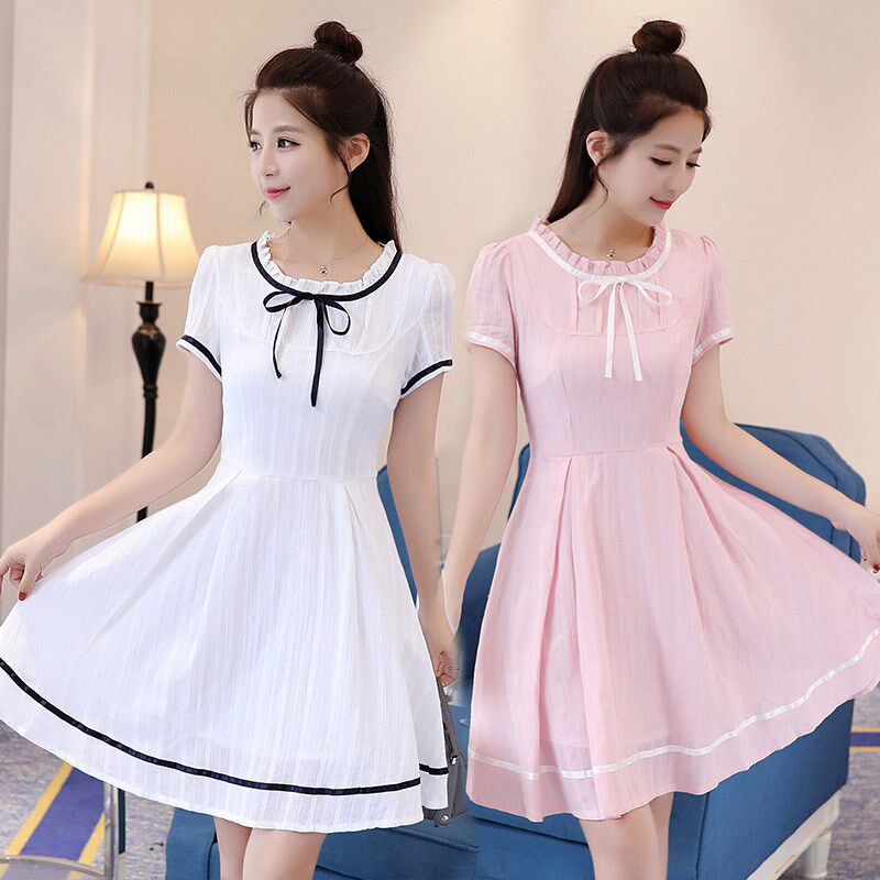 19少女装夏季14大童13短袖裙子15连衣裙中学生16岁女孩甜美A字裙在类目 女装/女士精品, 连衣裙中 - 来自Buy2taobao.com提供专业的淘宝代购服务