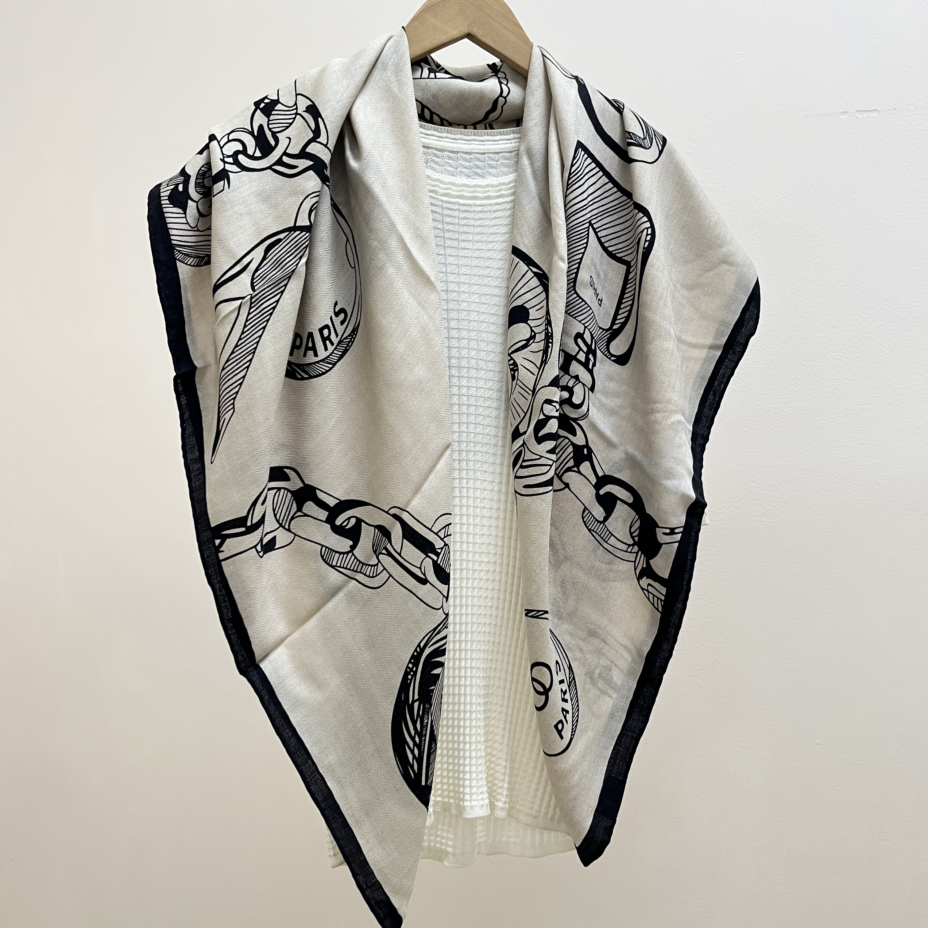 瑕疵小香链条丝毛110大方巾秋冬保暖百搭