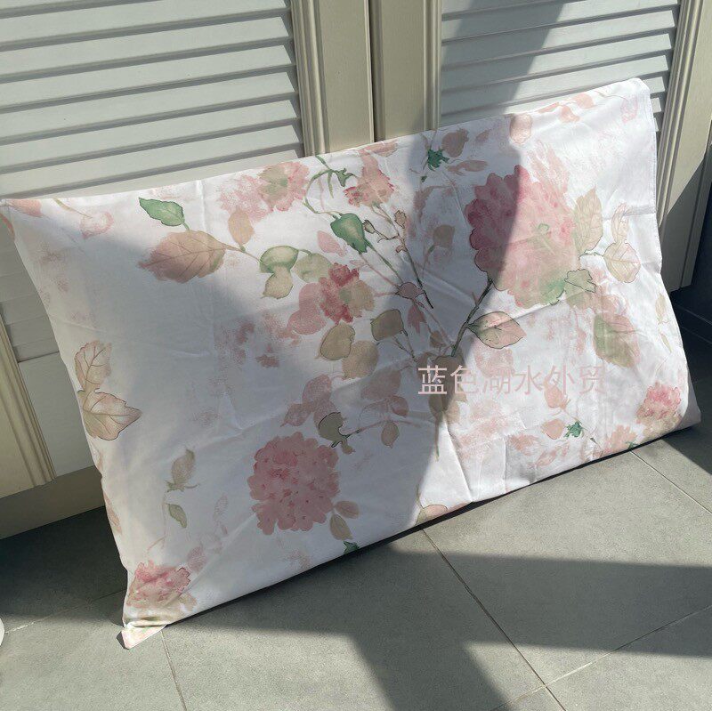 CSYP-ZT-019 唯美 面料超赞!单只!外贸出口英国原单 纯棉枕套枕袋