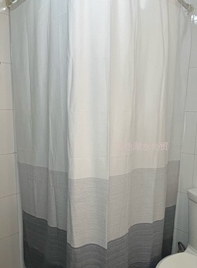 JJZS-YL-016 北欧风纯原好货外贸出口美国原单布艺浴帘窗帘非塑料