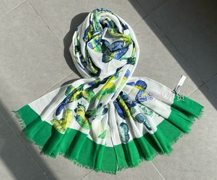 外贸出口美国原单 超好货 140 50美金含桑蚕丝真丝围巾丝巾