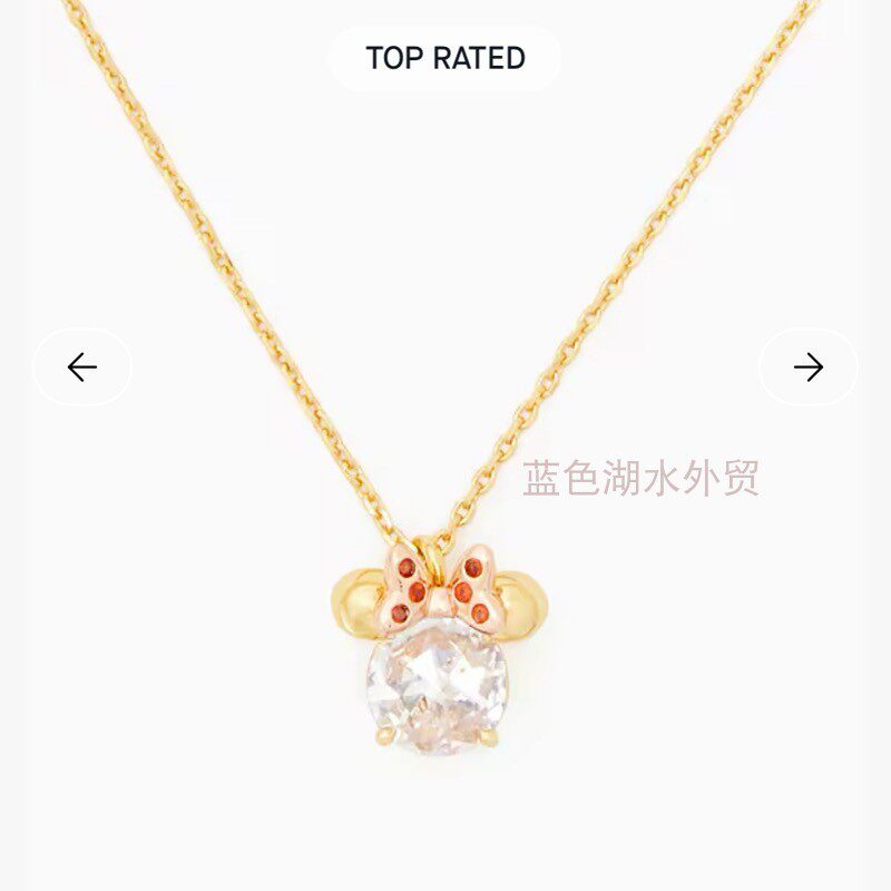 AS-SS-025 可爱精致兼具 镀真金 外贸出口美国大牌 项链首饰饰品