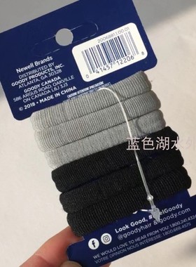 AS-FQ-034 (6个装)超值好货!外贸出口美国原单粗发圈发箍减少损伤