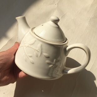 CYGJ-CQ-118 超有质感外贸出口北欧原单自然系陶瓷茶壶咖啡壶奶杯