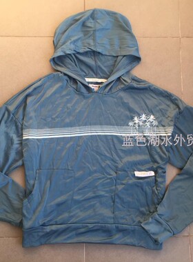 CL-NY-108 青春范儿!外贸出口美国原单 女款带绒帽衫卫衣运动上衣