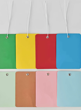 吊牌彩纸货架标签仓库产品分类鸡眼扣带铁丝手写状态卡片印刷定做