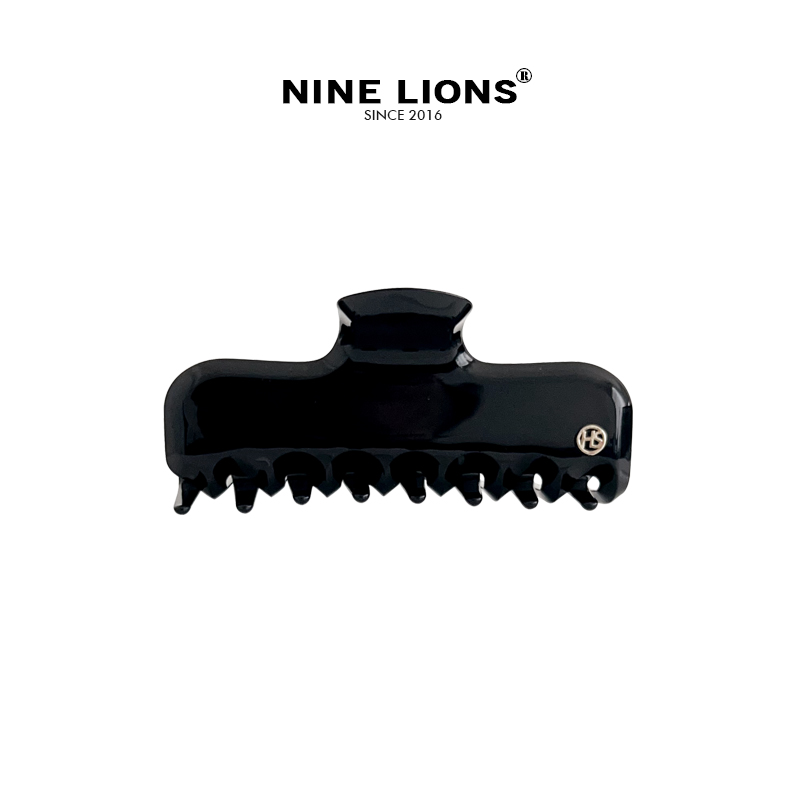 nine lions/复古醋酸抓夹高级感时尚气质马尾鲨鱼夹盘发夹发饰女