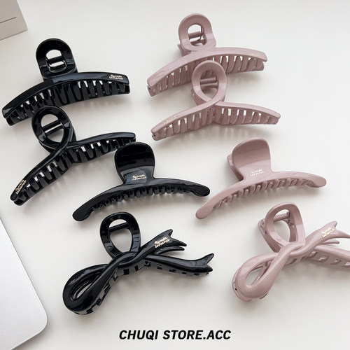 chuqi store/大号抓夹后脑勺鲨鱼夹气质百搭马尾盘发夹复古发饰女