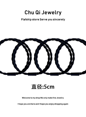 头绳女韩国网红2019新款发绳高弹力ins发饰发圈简约扎头皮筋头饰